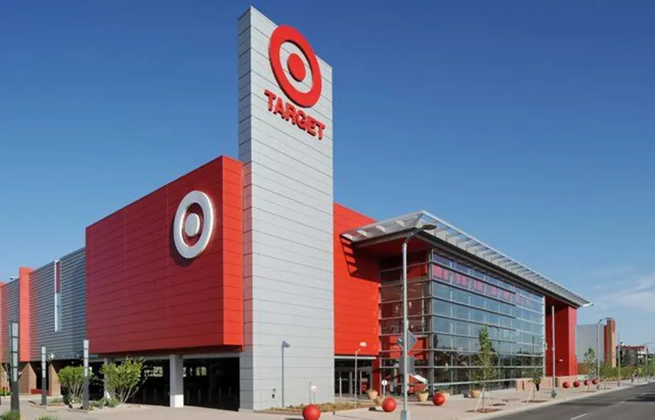 Large Target store with prominent logo and glass facade