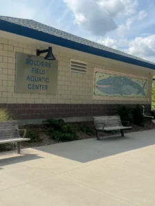 Soldiers Field Aquatic Center building exterior